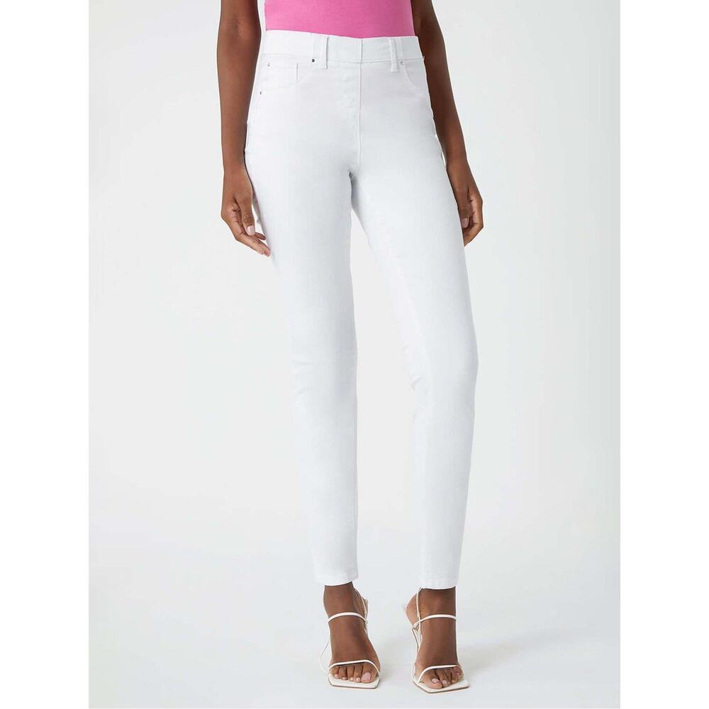 Spanx by Sara Blakely Denim Jeggings Women’s XS White Stretch Pants